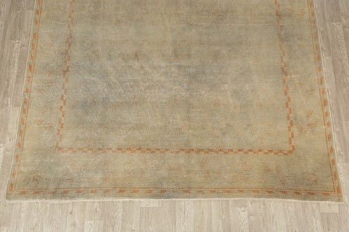 Antique Muted Oushak Oriental Area Rug Wool Hand-Knotted LUXURY Carpet 9x12 - Picture 5 of 12