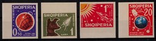 Albania; Badania kosmiczne 1962 kpl. ** ze zwykłymi lekkimi pałąkami (65,-)