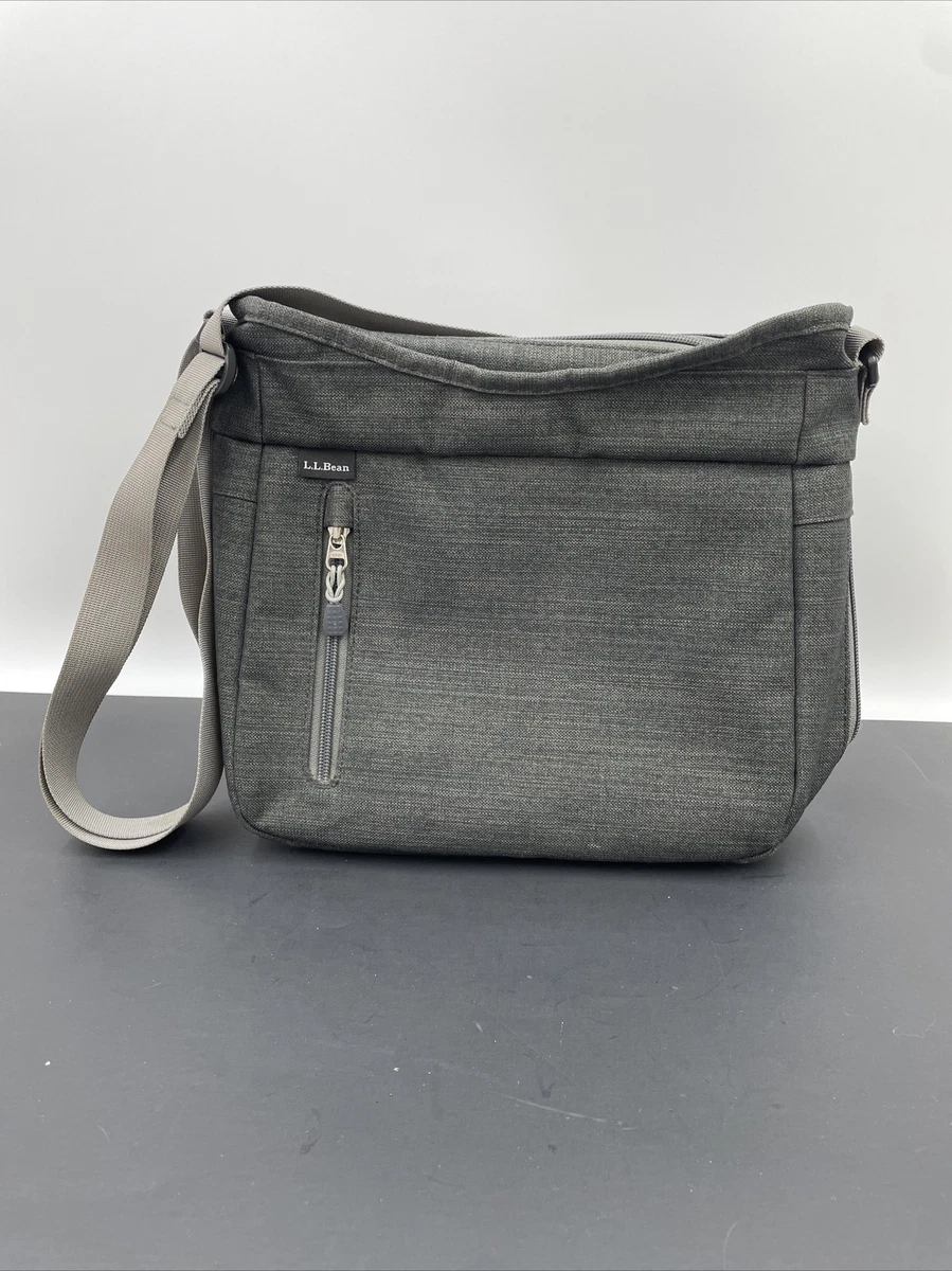 LL BEAN Wayside II Crossbody Bag Grey NEW Purse eBay