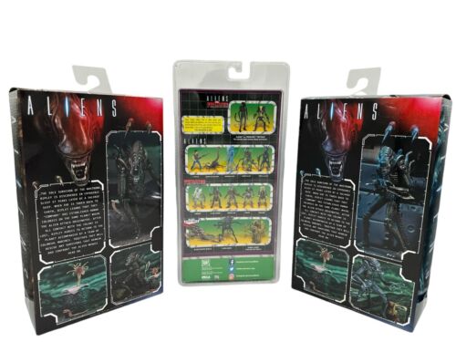 NECA Aliens Ultimate Alien Warrior Blue Brown Alien Warrior Club Exclusive 2019 - Picture 3 of 24