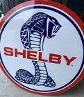 Vintage Style Shelby Cobra Ford  Oil Metal Heavy Quality Sign