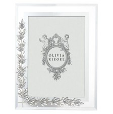 OLIVIA RIEGEL SILVER LAUREL 5X7" PICTURE FRAME RT2771.NEW IN BOX