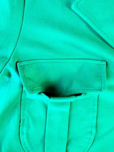Anne Klein Green Gold Lion Button Cropped Ponte Jacket Sz XXL Moto Preppy Office - Picture 8 of 13