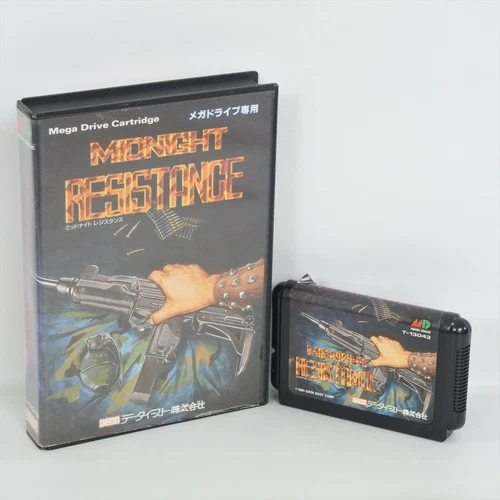 Mega Drive MIDNIGHT RESISTANCE No Instruction 5382 Sega md