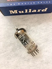 Amperex 7316 ECC186 12AU7 Mullard Label  NOS NIB D Getter Super Rare