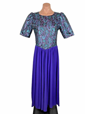 1980's Plus Size Prom Dresses With Sleeves And Lame Vintage