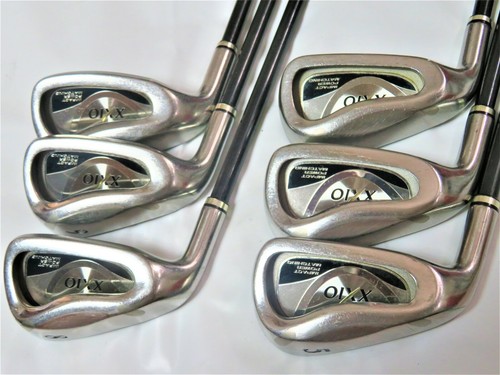 LEFT-Handed DUNLOP XXIO MP400 6pc 5-pw IRONS SET GOLF CLUB R-FLEX - Picture 3 of 8