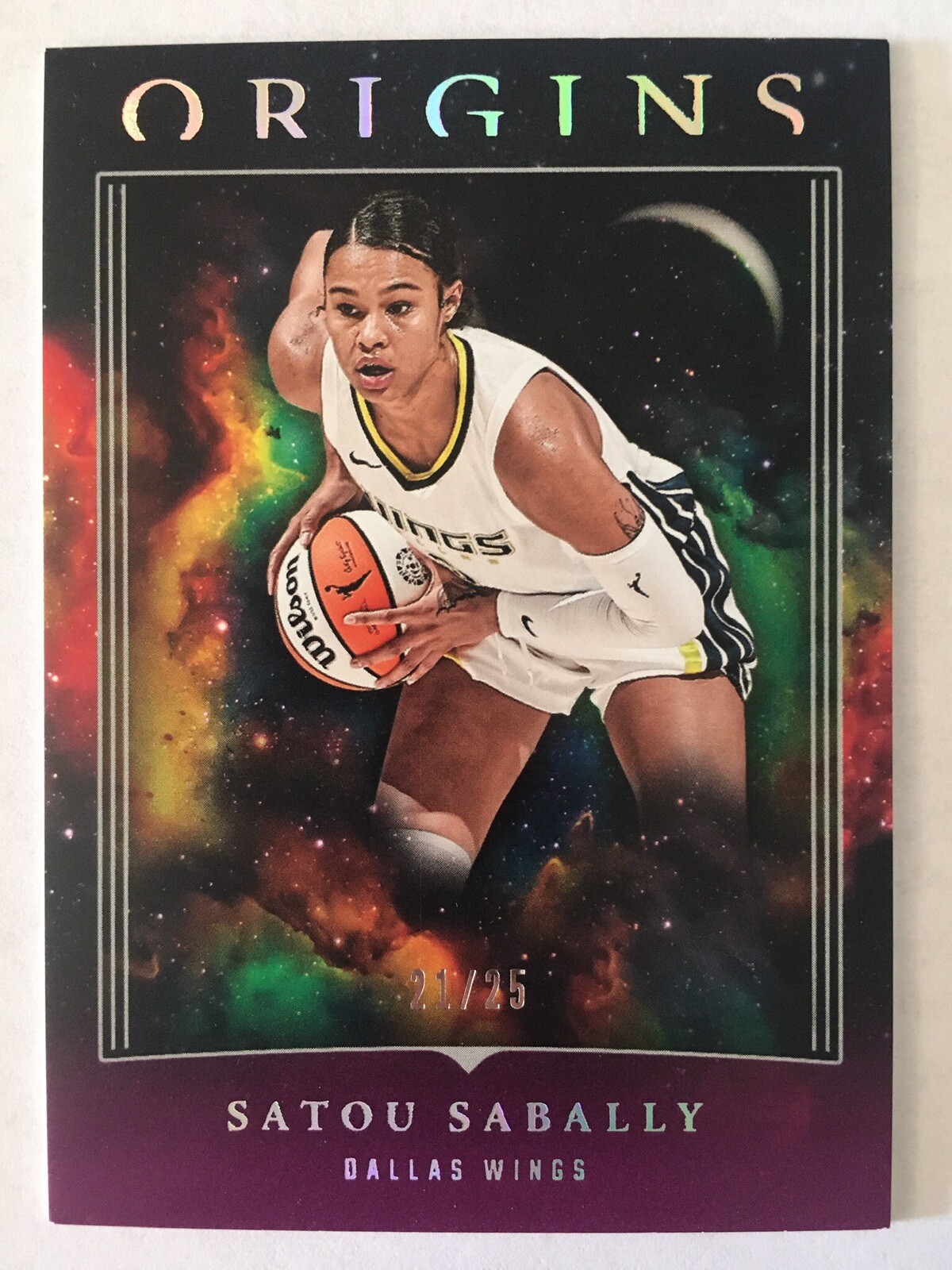 2024 PANINI ORIGINS WNBA #21 PURPLE SATOU SABALLY 21/25 DALLAS WINGS