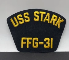 2 USS Stark FFG - 31 Patch Patches Missile Frigate USN US Navy USA Military