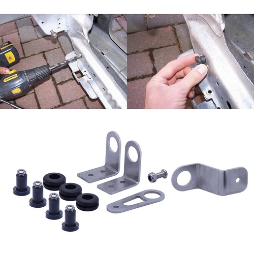 Bolt-On Radiator Bracket Kit for Honda Civic EG EK 92-00 K20 K24 K-Swap Motor - Picture 12 of 13