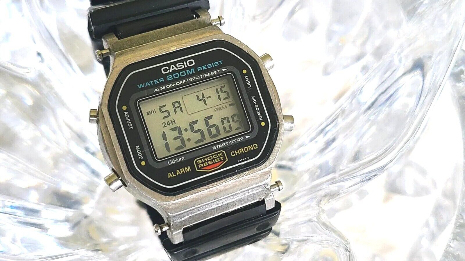CASIO Rare G-SHOCK DW-5600C-1V 691 Module Model Speed Screw Back Wrist Watch