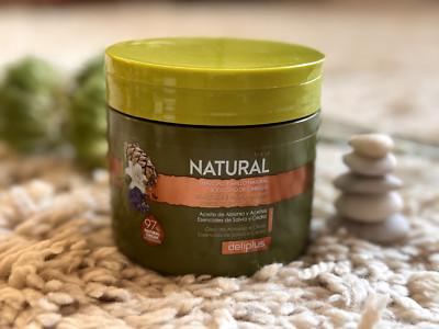 Deliplus Naturmaske Lindenextrakt ätherische Öle Salbei und Zeder 97% natürlich