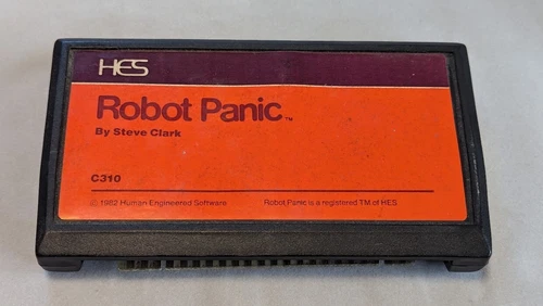 Robot Panic by HES (C310) Game Cartridge for Commodore Vic 20