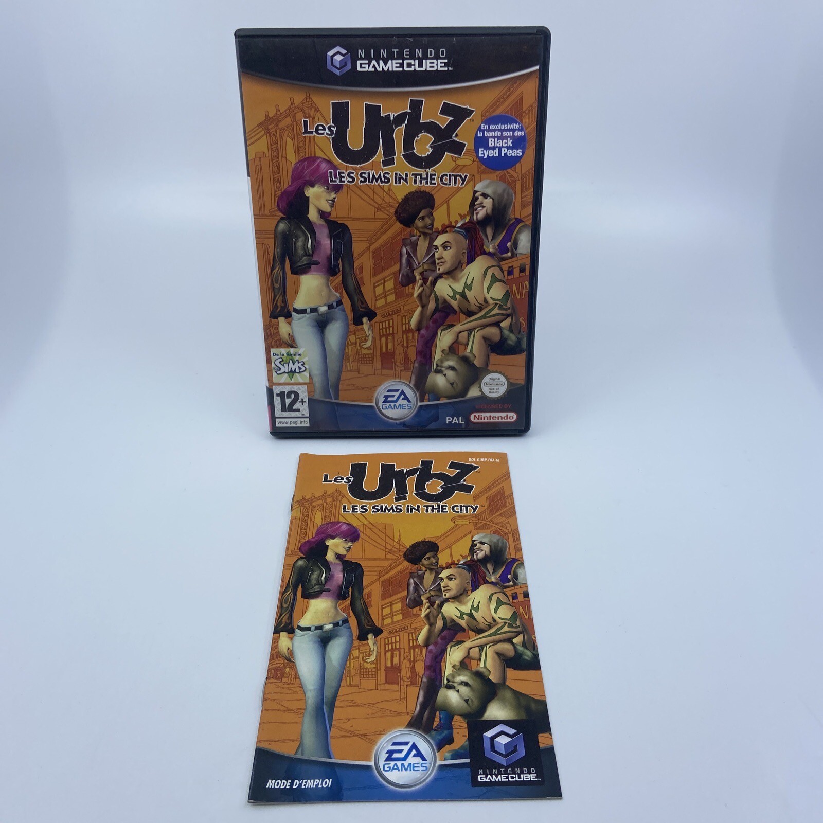 Boite Vide + Notice Nintendo Game cube Les Urbz Les Sims In The City
