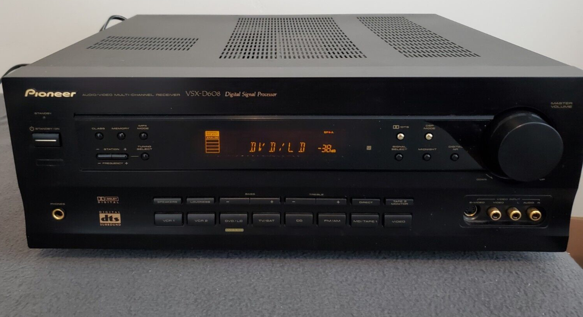 Pioneer VSX-D608 Audio Multi-Channel Digital Receiver Tested | eBay