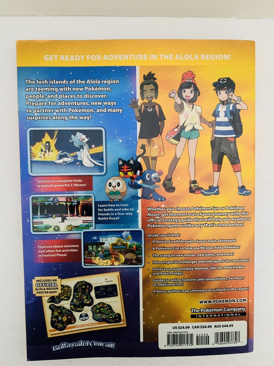 Pokemon Sun and Moon Official Alola Region Strategy Guide w