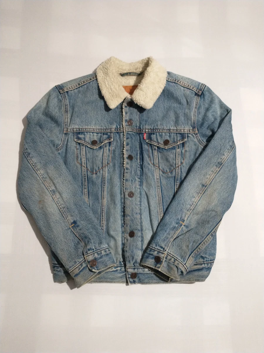 Levi's men's trucker jacket sherpa lined sale