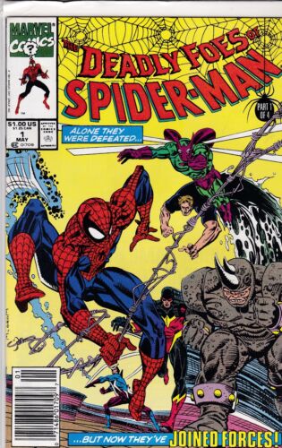 Deadly Foes of Spider-Man #2 1991 Marvel Comics FN/VF Newsstand Comic Book