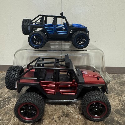 Power Craze Safari Racer RC, lot of two mini jeep No Remote