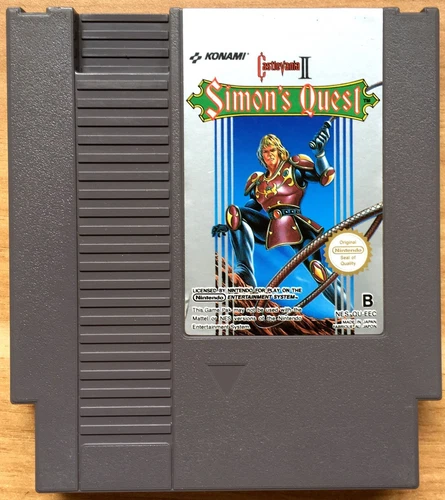 CASTLEVANIA II SIMON'S QUEST - CARTOUCHE 100% ORIGINALE NINTENDO NES PAL B EEC 2