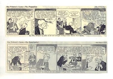 Ben Webster's Career by Alger & Storm - 12 daily comic strips from February 1937