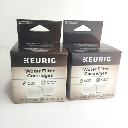 KEURIG 2.0 REPLACEMENT WATER FILTERS REFILL CARTRIDGES 2PACK x 2 = 4 Total NEW 649645050843 eBay