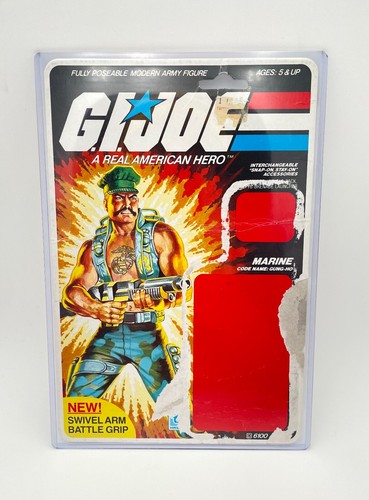 GI Joe ARAH 1983 GUNG HO v1 Uncut Full File Card 20-back with Plastic Sleeve - Picture 3 of 3