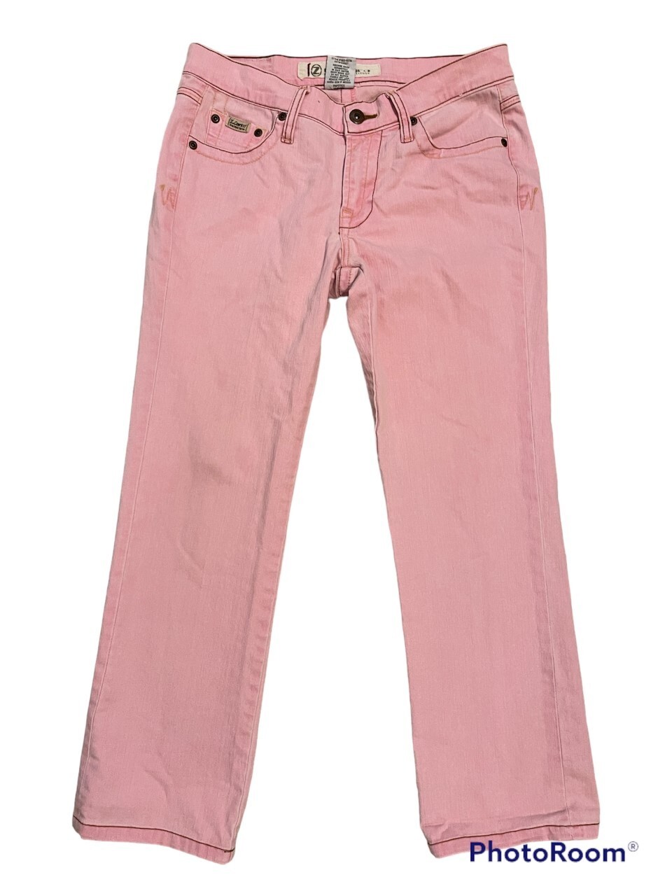 Vintage Retro Z Cavaricci 1990's Pink Denim Jeans Low… Gem