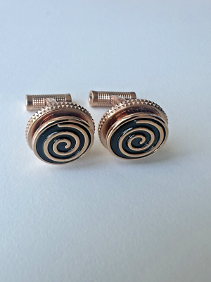 モンブラン カフス マイルス・デイヴィス 114780 Montblanc Cufflinks Miles Davis Spiral Gold Black 114780 Jazz
