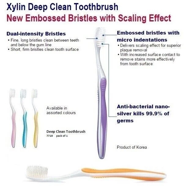 30 PCS X COSWAY Xylin Multi-Action Toothbrush with Nano Silver - FAST  SHIPPING  - Image 2 of 2