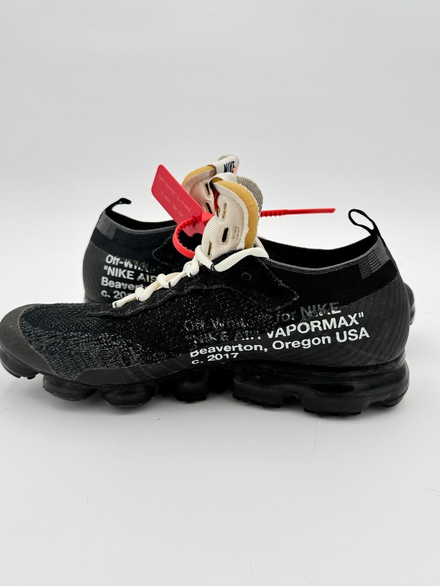 Size 10.5 - OFF-WHITE x Nike Air Vapormax OG Black White The Size 10.5 - OFF-WHITE x Nike Air Vapormax OG Black White The