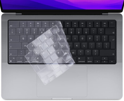 Klar Ultra Dünn TPU Tastaturschutz für MacBook Pro 14 16 2021-2026 M5 Pro Max EU