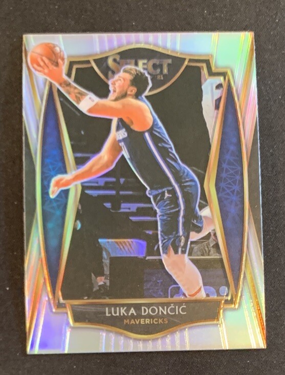 2020-21 Panini Select Premier Level Silver Prizm Luka Doncic #150