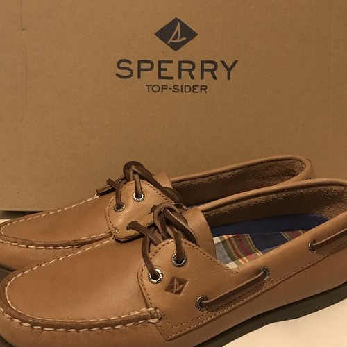 NUEVO Zapatos Sperry Para Mujer Talla 7 M Auténticos Originales 2 Ojos Barco Sahara - Imagen 2 de 7