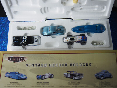 Hot Wheels Legends Vintage Record Holders 4 Car Box Set #18621