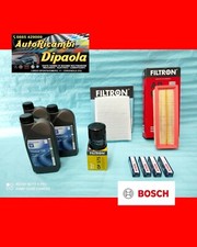 KIT TAGLIANDO + 4 CANDELE FIAT GRANDE PUNTO 199 BENZINA / NATURAL POWER GPL