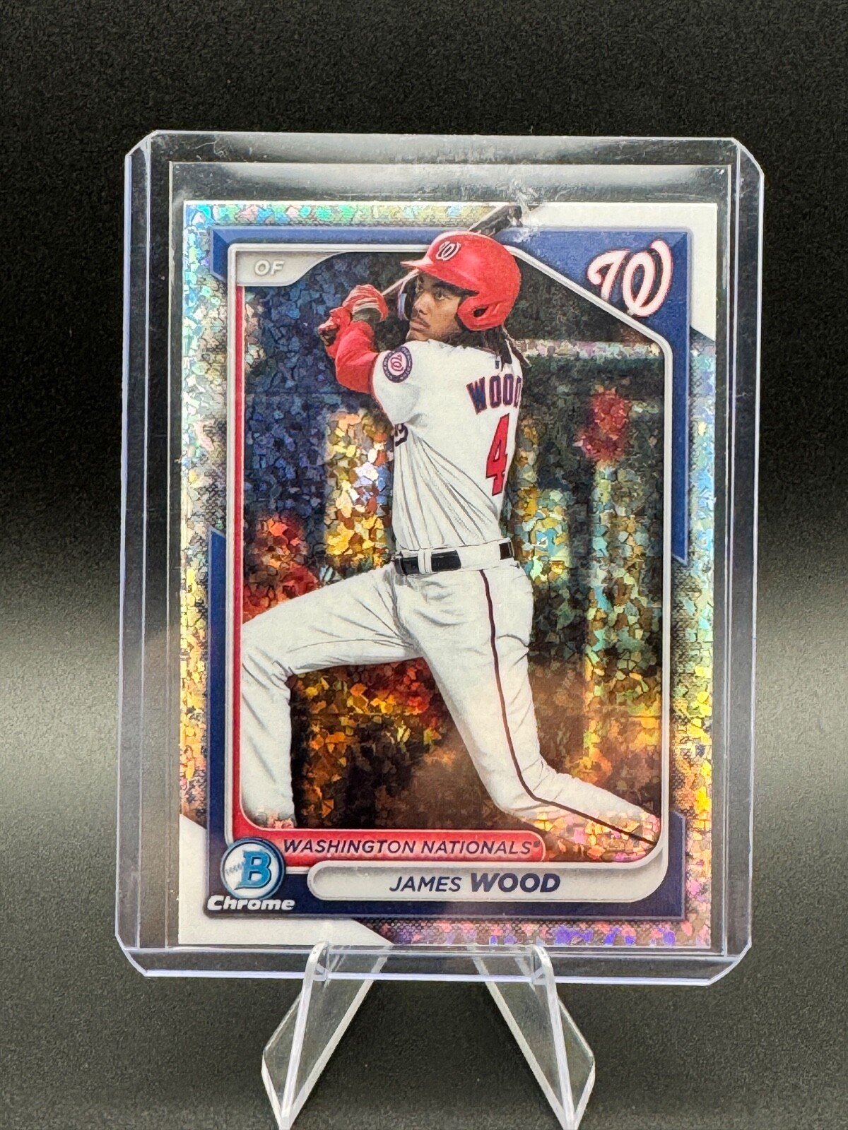 2024 Bowman James Wood Chrome Prospects Mini Diamond Refractor #BCP-91