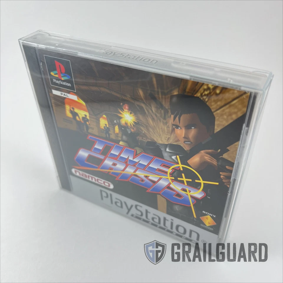 PS1 Playstation 1 PAL Game Box Protector / Case 0.5mm (1-100 pack) - Image 4 of 4