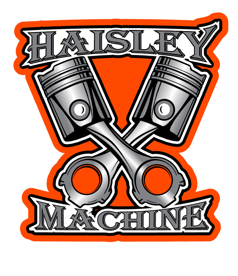 Crossed Piston Sticker