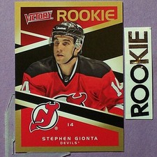 STEPHEN GIONTA  RC  2010-11  Upper Deck  Victory ROOKIE GOLD  #309 New Jersey De