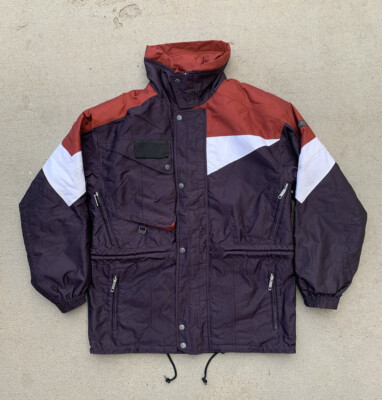 Vtg Spyder Ski Jacket Heavy Parka Winter 90s Tommy Moe Men's Size