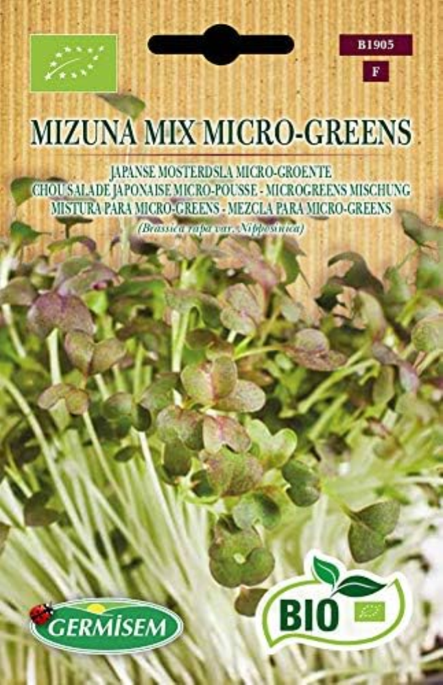 Biologico Mizuna Mix Micro-Greens Semi 10 g