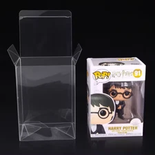 200 Pop Protector Case for Funko 4" Boxes Vinyl Figures Extra Thick .50mm Displa