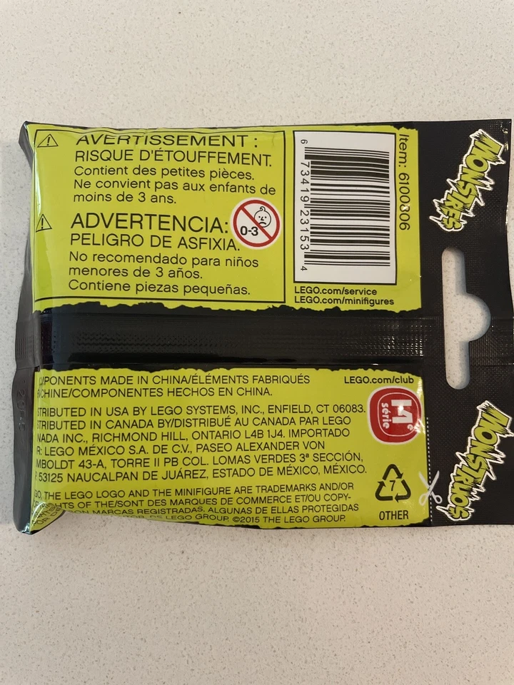 NUEVA LEGO Minifigura Monster Rocker Serie 14 Sellada de Fábrica Foto 4 de 4