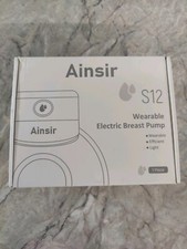 Ainsir Wearable Breast Pump S12 1 Pack LCD Hands-Free Pump 2 Mode  9 Levels NEW