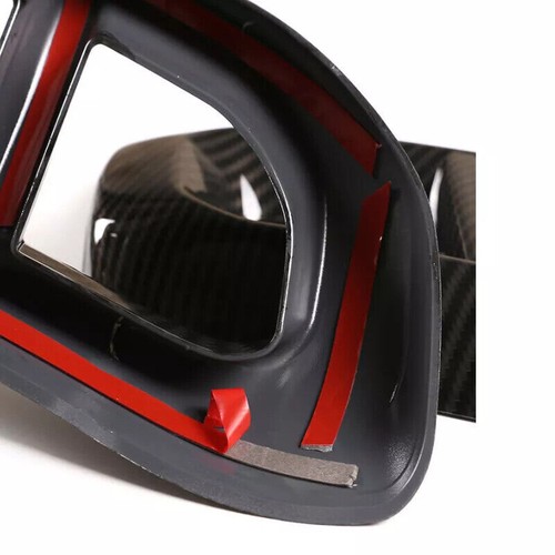 Rear Tail Exhaust Muffler Tip Pipe Frame Carbon Fiber For 2020-2024 Benz GLE GLS - Picture 11 of 11