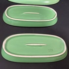 Vintage Majolica Style Japan Corn Cob Serving Platter + Two Plates Green Yellow — photo 8