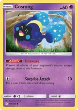 Cosmog 100/236 Reverse Common Cosmic Eclipse Pokemon Cards