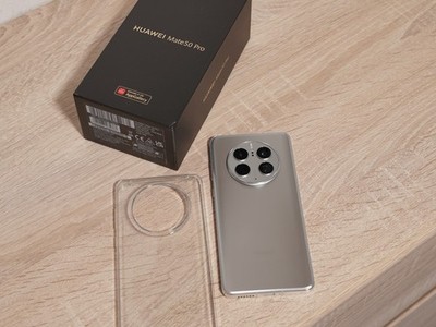 Huawei Mate 50 Pro 256GB Smartphone Handy silber sehr guter Zustand wie neu 