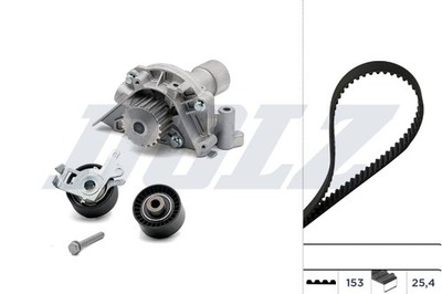 For DOLZ KD056 TIMING COMPLETE + WATER PUMP CITROEN C4, C4 I, C5 I, C5 II, C8, EVAS